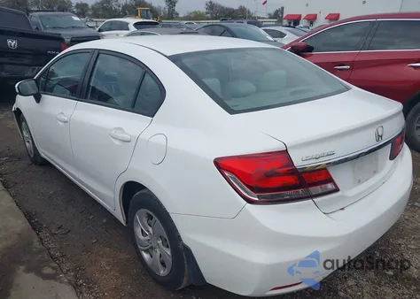 2014 Honda Civic Lx из США, поврежденный, VIN 19XFB2F51EE254463